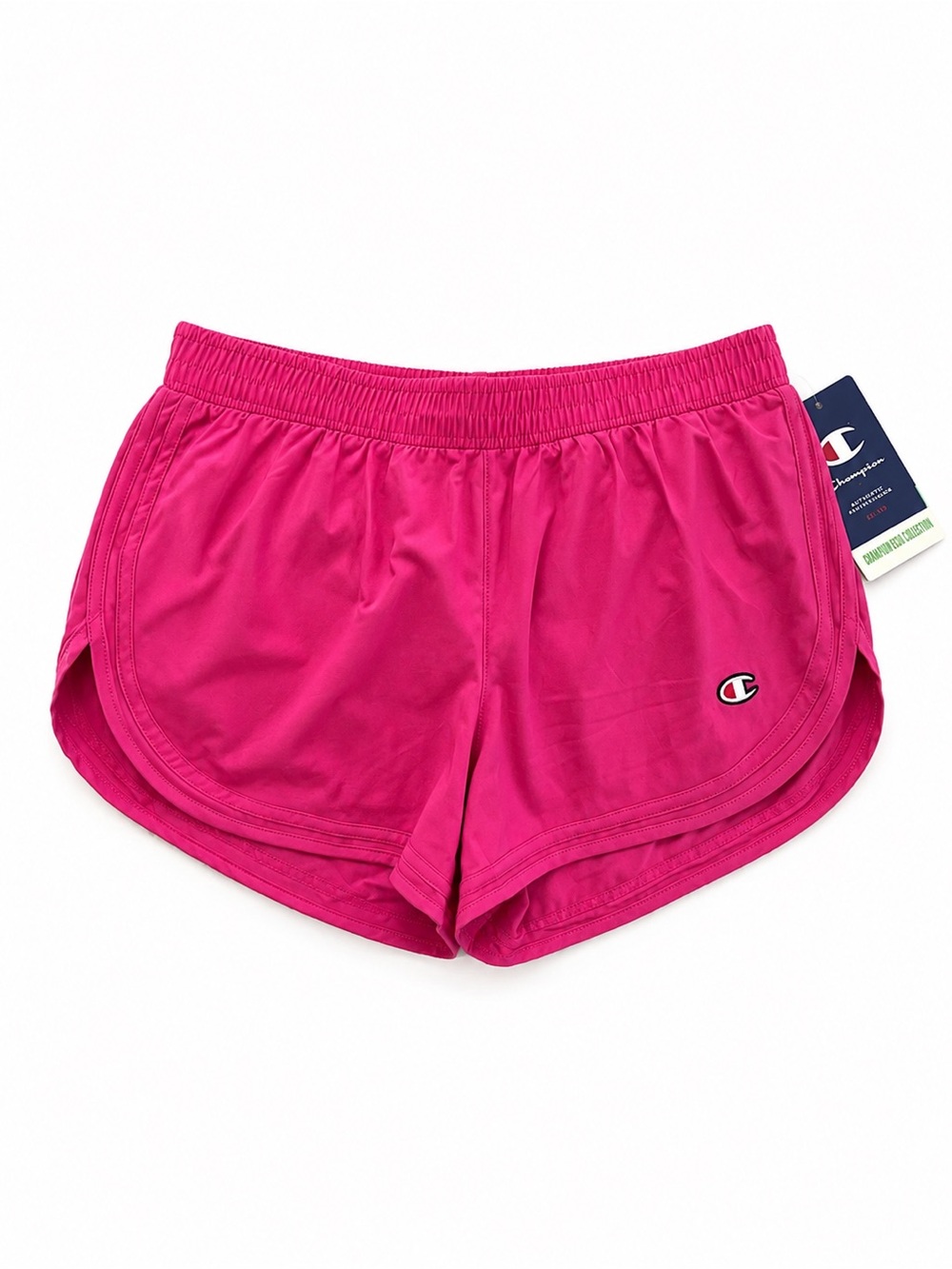 NWT Champion Hot Pink Running Dolphin Hem Athletic Shorts Small S